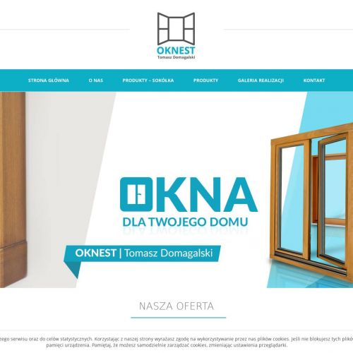 Okna PCV i drzwi drewniane