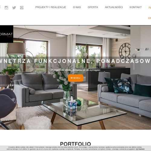 Projekt wyglądu salonu