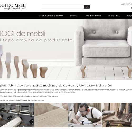 Drewniane nóżki do komód.