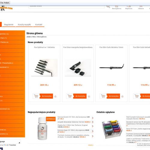 Trymery, suszarki i prostownice