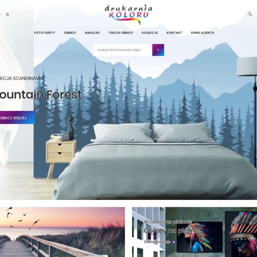 Fototapeta ścienna do salonu z własnym wzorem