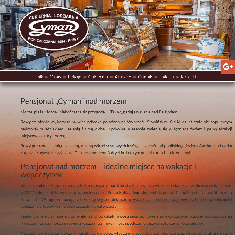 Noclegi ze śniadaniem w Rowach