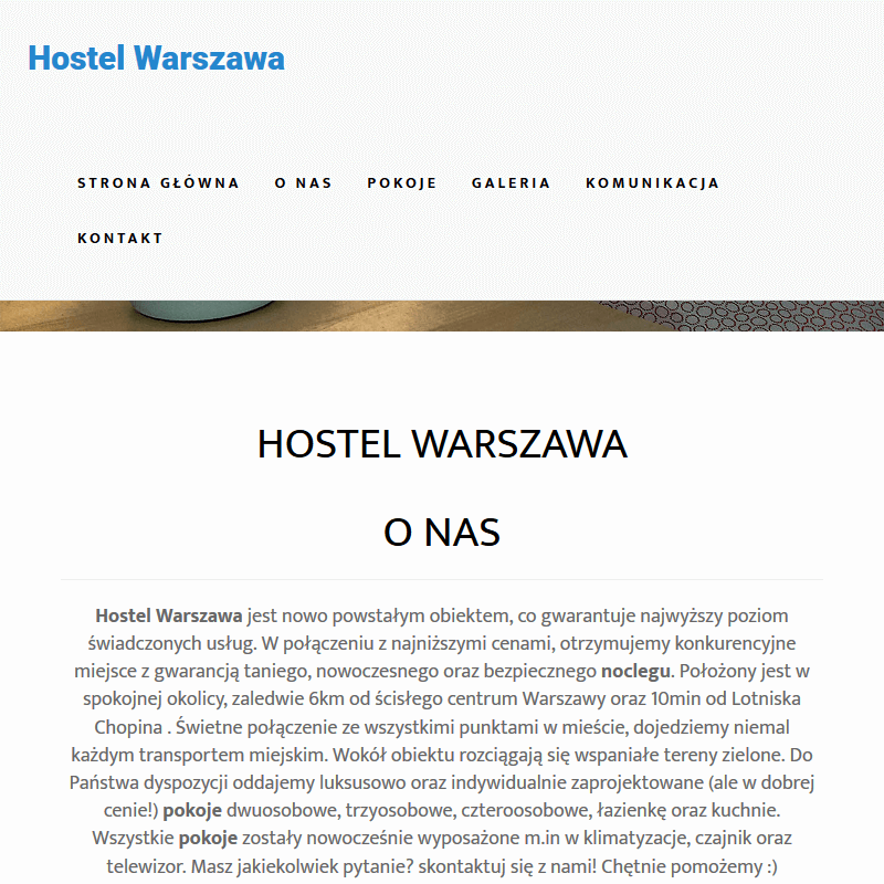 Hostele w Warszawie