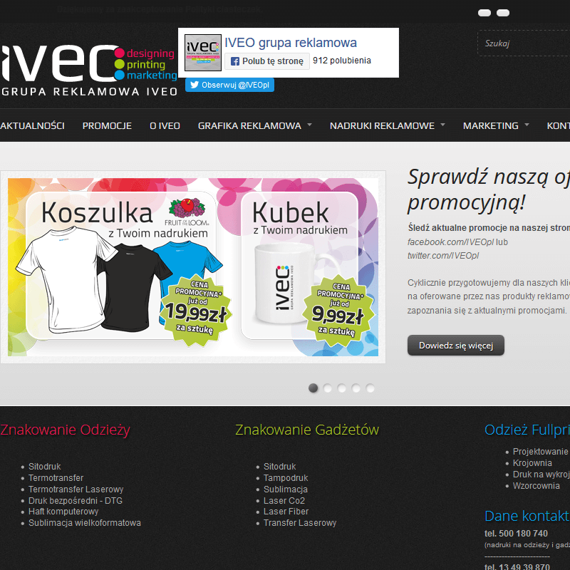 Znakowanie odzieży reklamowej i firmowej