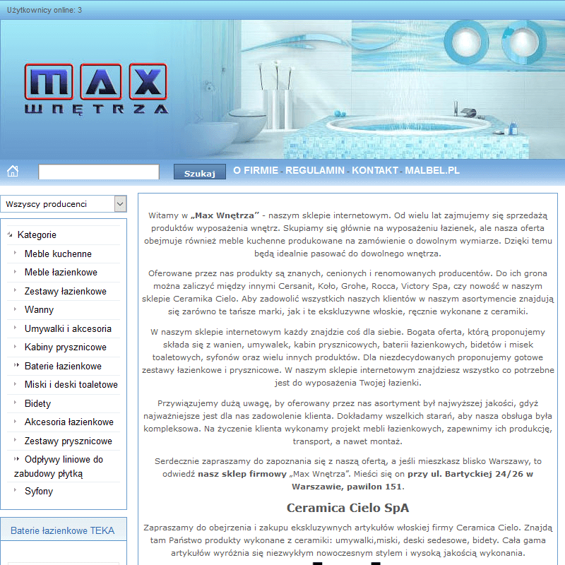 Meble do łazienki - Mokotów