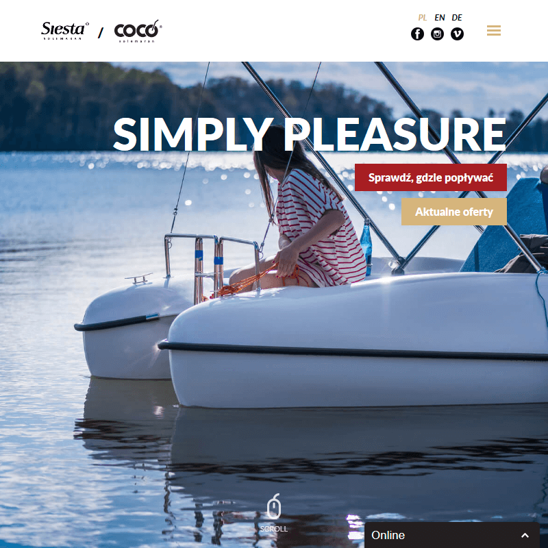 Rower wodny - Mazury