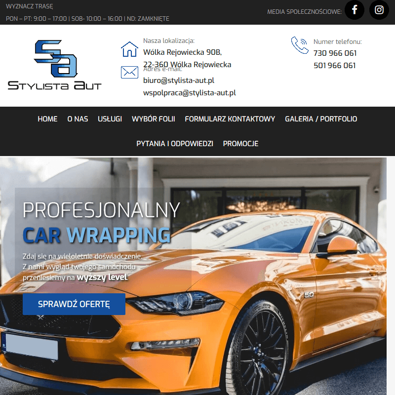 Reklama na samochód